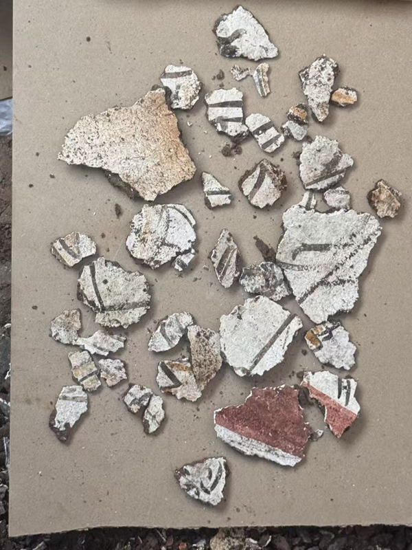 壁画残块。受访者供图